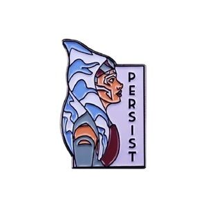 Ahsoka Tano Enamel Pin The Mandalorian Pin, Persist Inspirational Enamel Pin